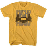 Macho Man Beard Words T-Shirt