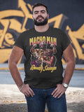 MACHO MAN - MACHO MEN BIG AND TALL T-SHIRT