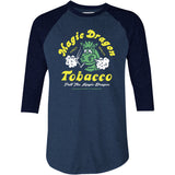 Magic Dragon Tobacco - 3/4 Sleeve Raglan T-Shirt