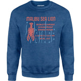 Malibu Sea Lion - Malibu, CA - Vintage Restaurant - Unisex Sweatshirt