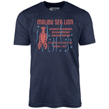 Malibu Sea Lion - Malibu, CA - Vintage Restaurant - Unisex T-Shirt