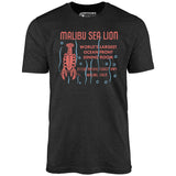Malibu Sea Lion - Malibu, CA - Vintage Restaurant - Unisex T-Shirt