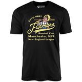 Manchester Farmers - New Hampshire - Vintage Defunct Baseball Teams - Unisex T-Shirt