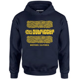 Mark Thomas Outrigger - Monterey, CA - Vintage Tiki Bar - Unisex Hoodie