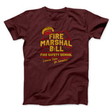 Fire Marshal Bill Fire Safety School Funny Movie Men/Unisex T-Shirt