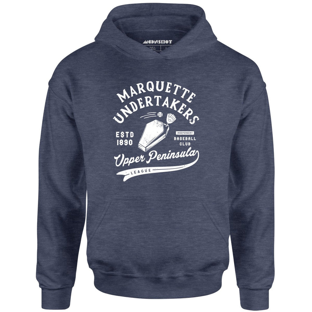 Marquette Undertakers - Michigan - Vintage Defunct Baseball Teams - Unisex Hoodie