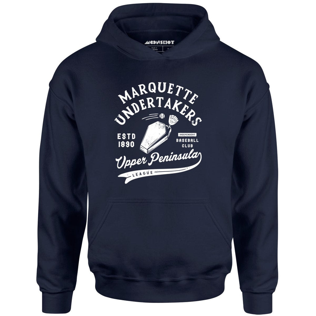 Marquette Undertakers - Michigan - Vintage Defunct Baseball Teams - Unisex Hoodie
