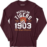 Massillon Tigers - Ohio - Vintage Defunct Football Teams - Long Sleeve T-Shirt
