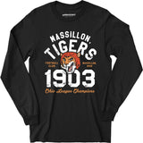 Massillon Tigers - Ohio - Vintage Defunct Football Teams - Long Sleeve T-Shirt