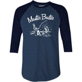 Master Baiter - 3/4 Sleeve Raglan T-Shirt