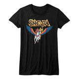 Masters Of The Universe She-Ra & Swiftwind Womens T-Shirt