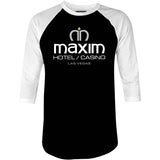 Maxim Hotel & Casino - Vintage Las Vegas - 3/4 Sleeve Raglan T-Shirt