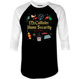 McCallister Home Security - Chicago Illinois - 3/4 Sleeve Raglan T-Shirt