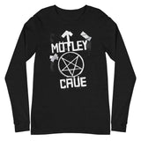 Motley Crue - Black and White Logo Long Sleeve T-Shirt