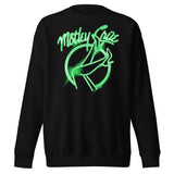 Motley Crue - Neon Green Girls Sweatshirt