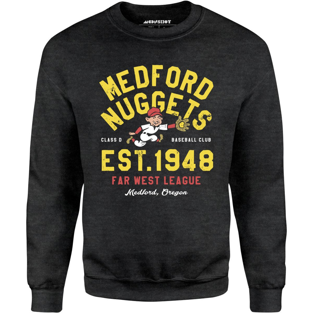 Medford Nuggets - Oregon - Vintage Defunct Baseball Teams - Unisex Sweatshirt