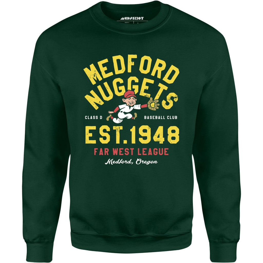 Medford Nuggets - Oregon - Vintage Defunct Baseball Teams - Unisex Sweatshirt