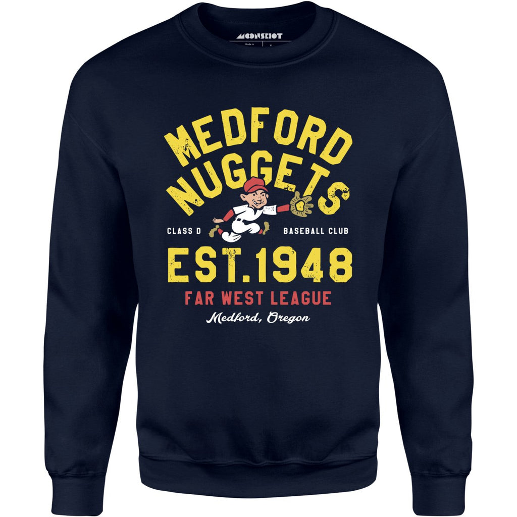 Medford Nuggets - Oregon - Vintage Defunct Baseball Teams - Unisex Sweatshirt