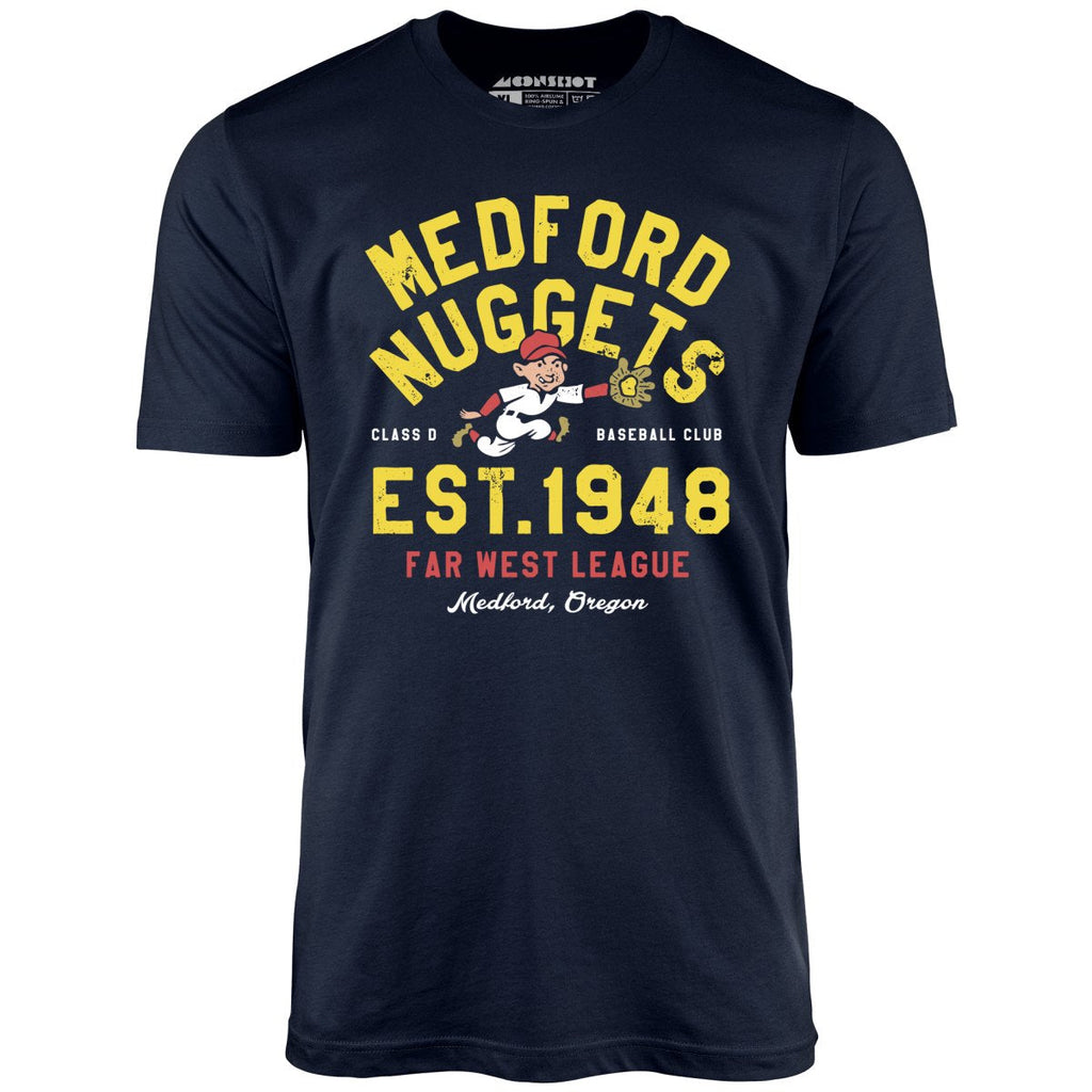 Medford Nuggets - Oregon - Vintage Defunct Baseball Teams - Unisex T-Shirt