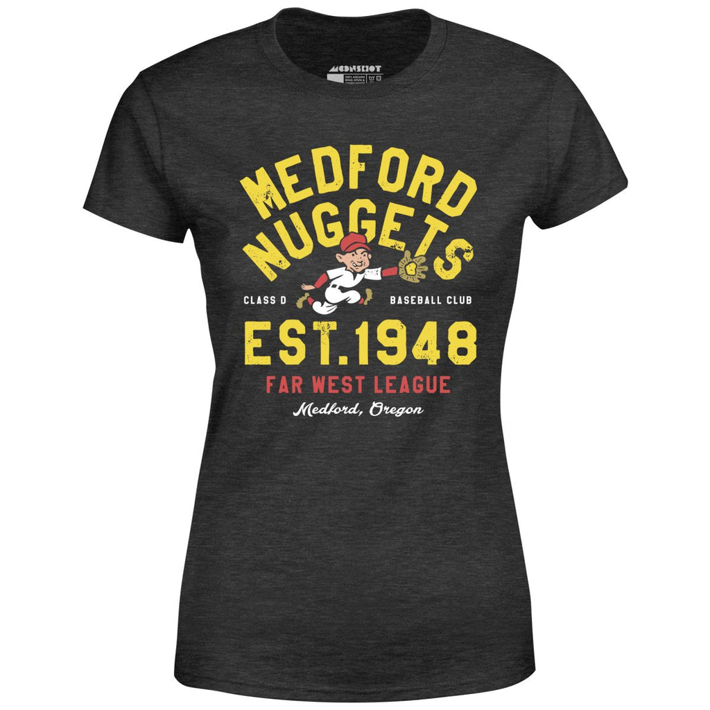 Medford Nuggets - Oregon - Vintage Defunct Baseball Teams - Women's T-Shirt