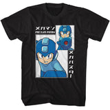 Mega Man - Big And Small Rectangle Boyfriend Tee