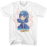 Mega Man Character Group Boyfriend Tee