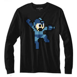 Mega Man Jumpman Long Sleeve Boyfriend Tee