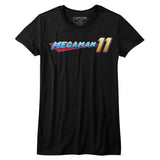 Mega Man Mega Logo Womens T-Shirt