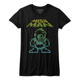 Mega Man Mega Pixel Womens T-Shirt
