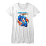 Mega Man Powered Up Womens T-Shirt