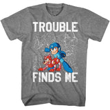 Mega Man Trouble Boyfriend Tee