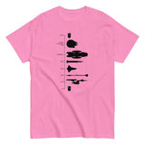 Space Ship Timeline Men's Classic Tee