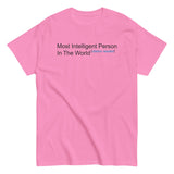 Most Intelligent Person in the World Citation Needed Men's Classic Tee