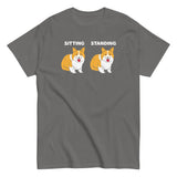 Corgi Sitting And Standing Men's Classic Tee