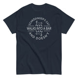 Schrodinger's Cat Walks Into A Bar Men's Classic Tee