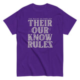 Their Our Know Rules Men's Classic Tee