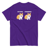 Corgi Sitting And Standing Men's Classic Tee