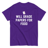 Will Grade Papers For Food Men's Classic Tee
