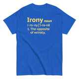 Irony Definition Men's Classic Tee