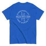 Schrodinger's Cat Walks Into A Bar Men's Classic Tee