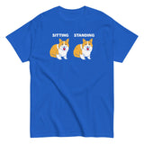 Corgi Sitting And Standing Men's Classic Tee