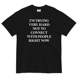 Trying Very Hard Not To Connect Men's Relaxed Fit Tee