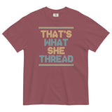 That's What She Thread Men's Relaxed Fit Tee