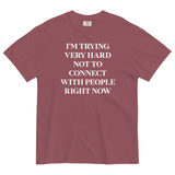 Trying Very Hard Not To Connect Men's Relaxed Fit Tee