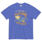 Let's Be Awesome And Fake Our Death Men's Relaxed Fit Tee