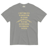 Cheers To Whoever Is This Moderation Men's Relaxed Fit Tee
