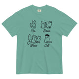 Un Deux Trois Cat Men's Relaxed Fit Tee