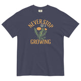 Never Stop Growing Men's Relaxed Fit Tee