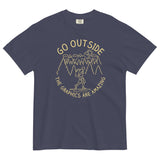 Go Outside The Graphics Are Amazing Men's Relaxed Fit Tee