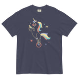 Unicycling Unicorn With Corn Men's Relaxed Fit Tee